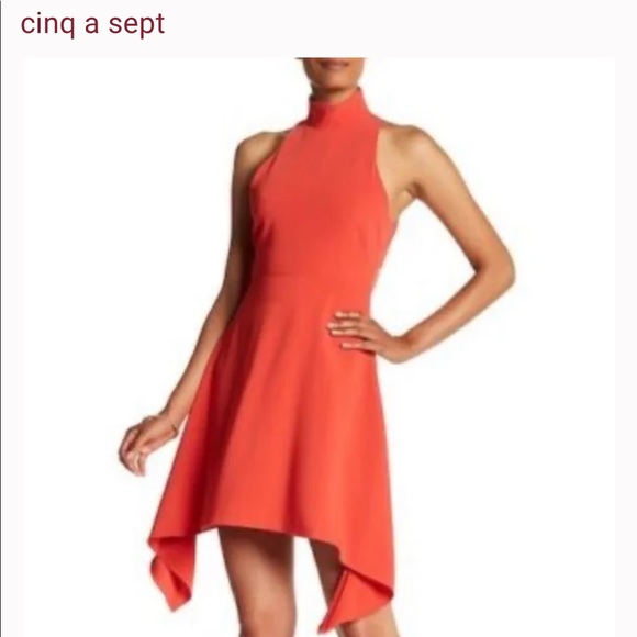 NWT Cinq a Sept Julia dress in color aura Sz 8 original $395 - Picture 3 of 10